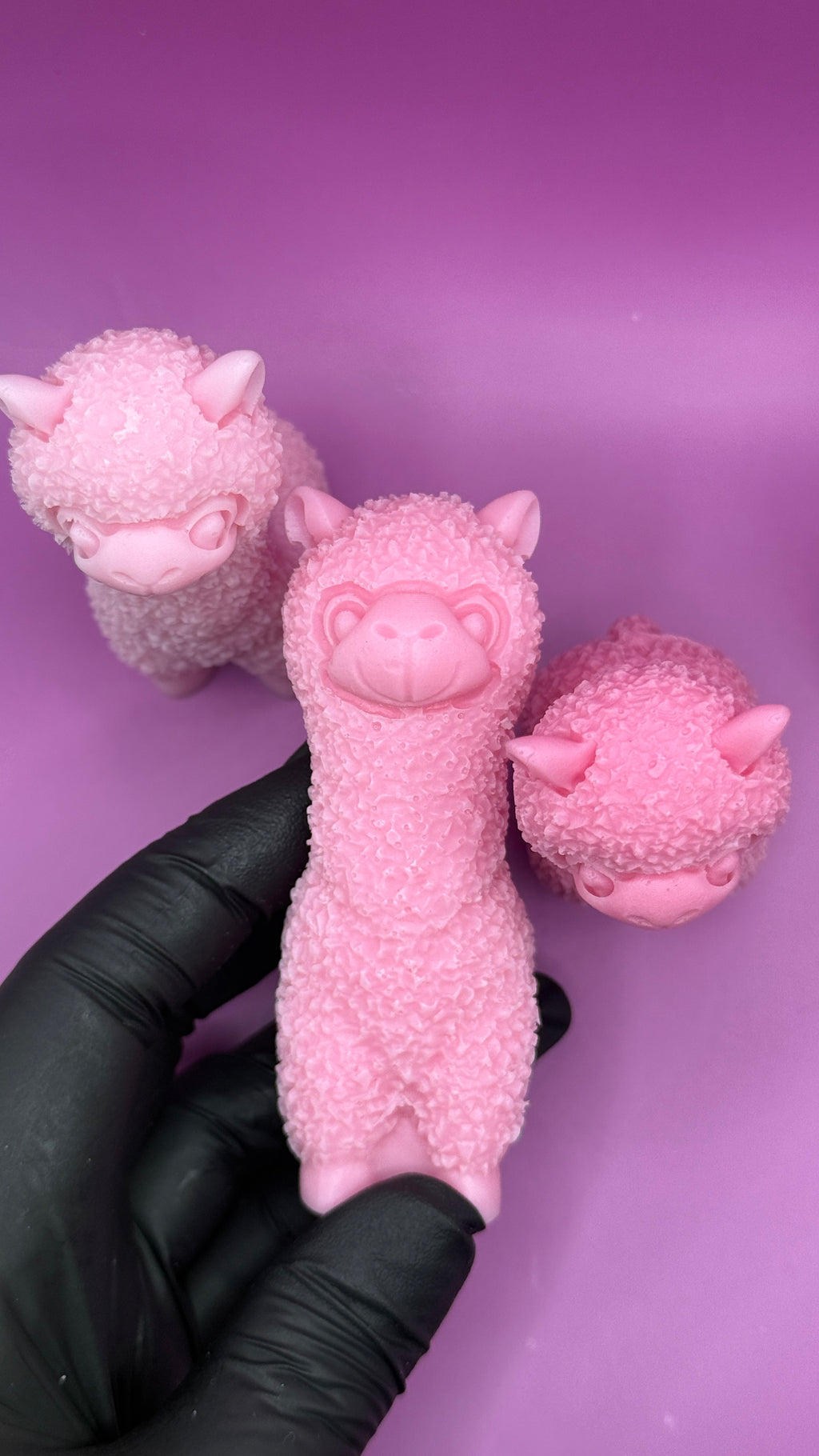 "Fluffy Alpaca" Handcrafted Figurine Soap