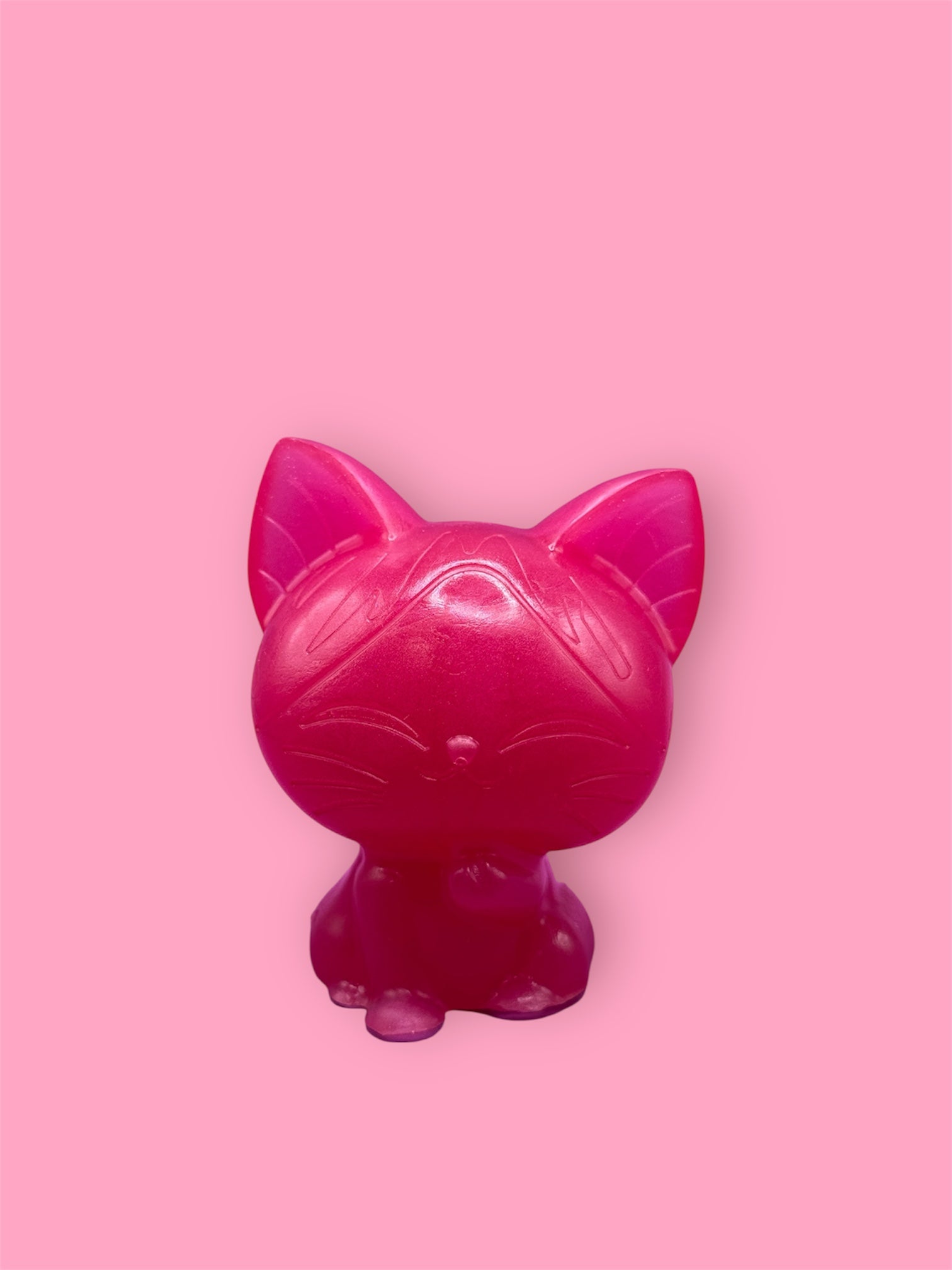 Handmade Cat Soap for Kids - Cute Animal Shaped Bath Toy - O.K. Bubbles