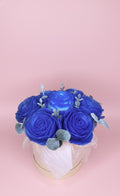 Realistic Blue Rose Soap Flowers - Unique Gift for Her - Handmade in Canada by O.K. Bubbles