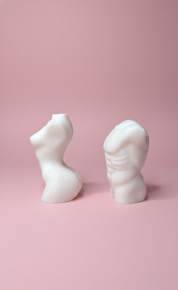 "The Couple" Sculpture Soap Set — Male & Female Torso