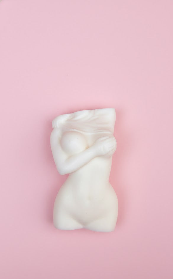 "Modesty" Handcrafted Female Torso Soap