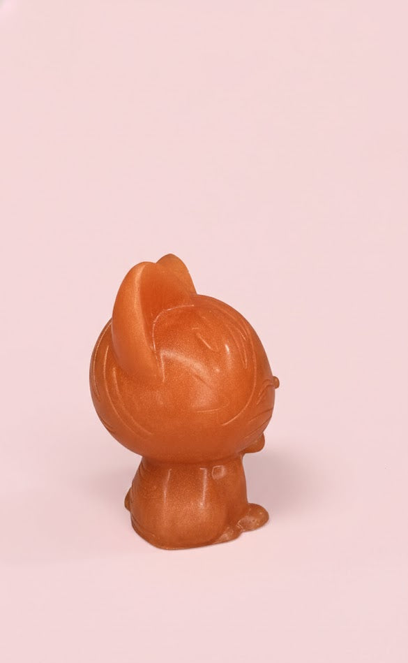 Handmade Cat Soap for Kids - Cute Animal Shaped Bath Toy - O.K. Bubbles