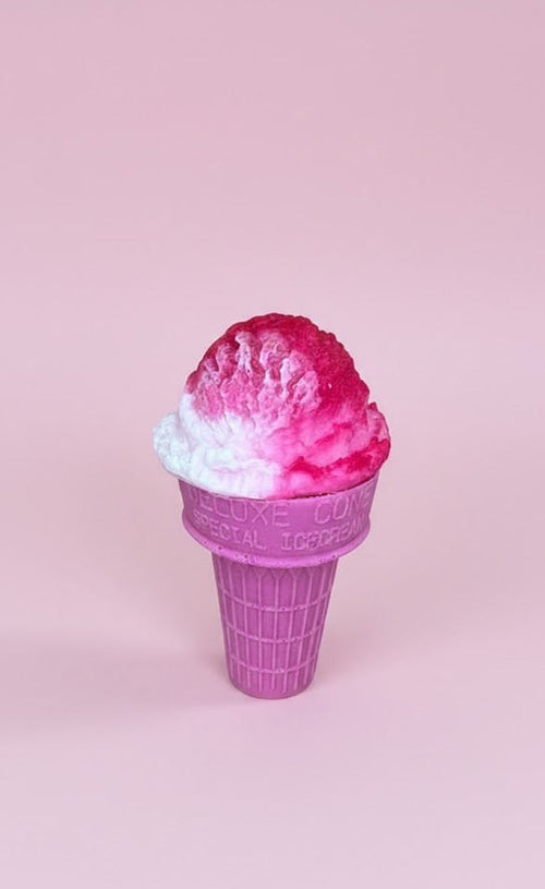 "Berry Sorbet" Deluxe Ice Cream Cone Soap