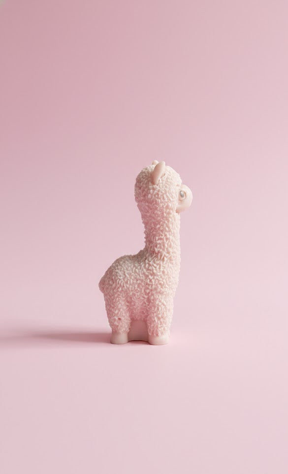 "Fluffy Alpaca" Handcrafted Figurine Soap