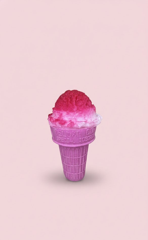 "Berry Sorbet" Deluxe Ice Cream Cone Soap